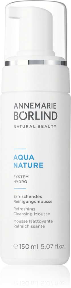ANNEMARIE BÖRLIND AQUANATURE - освежающая очищающая пена /   150  ml  / GTIN 4011061214868
