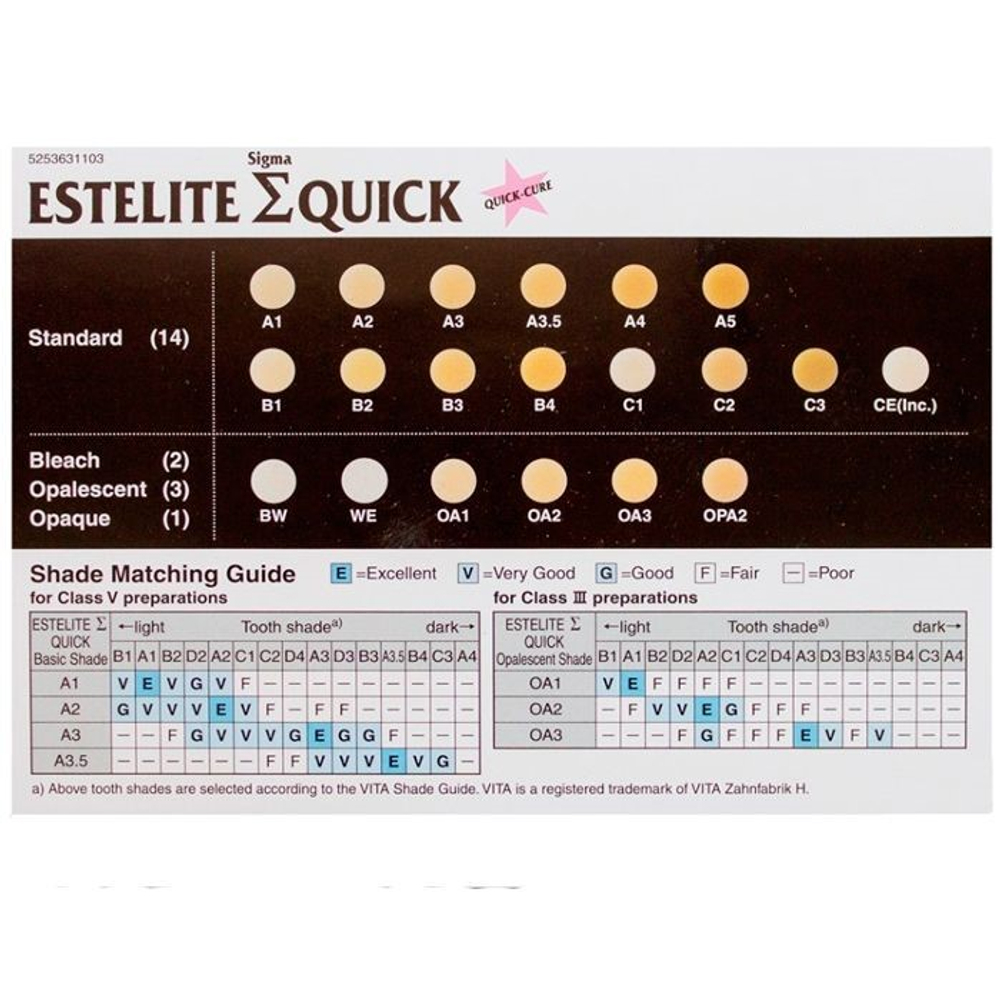 Estelite Palfique Paste Intro kit (6шпр.х3,8гр.+бонд 1мл.) Эстелайт Палфик Набор, пломбировочный
