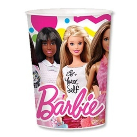 Пластиковый стаканчик, Барби 473мл