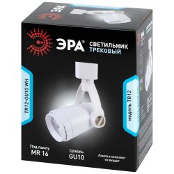 Трековый светильник однофазный ЭРА Taper TR12-GU10 WH под лампу GU10 белый