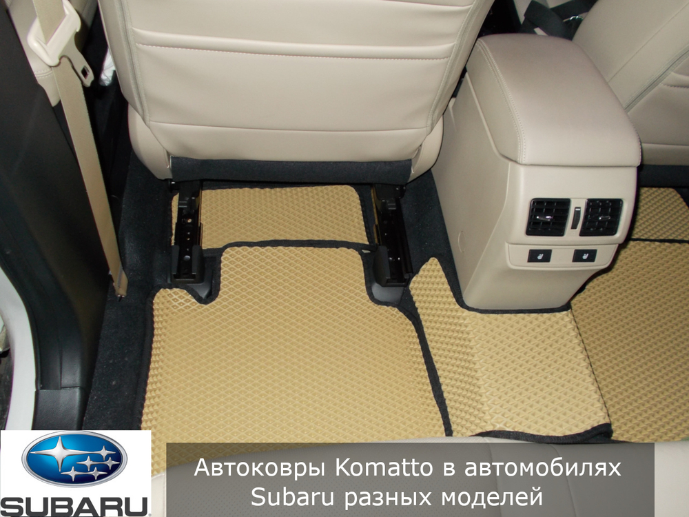 Автоковрики EVA для Subaru Forester V (2018--&gt;)