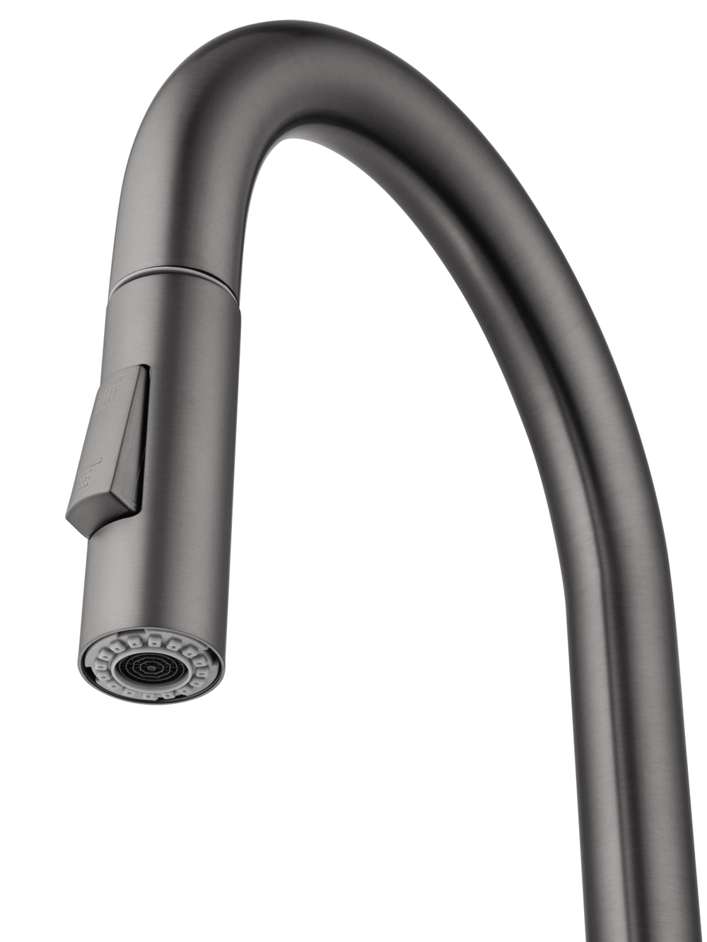 Смеситель для кухни с выдвижным изливом WONZON & WOGHAND, Темный графит (WW-A20782-BGG)