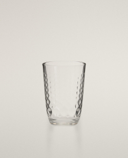 Zara Home стакан из стекла, цвет прозрачный, 12 см · 2336/401