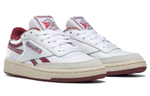 Reebok Club C Revenge wrapped low-top sneakers women's white and red