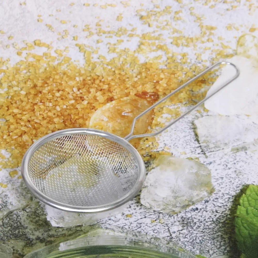 Сито металлическое 8 см с ручкой