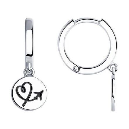 Серьги с самолетиками