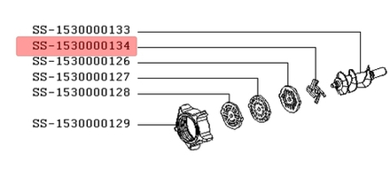 Нож для мясорубки Moulinex (мулинекс) SS-1530000134