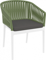 Кресло пластиковое с подушками Portofino