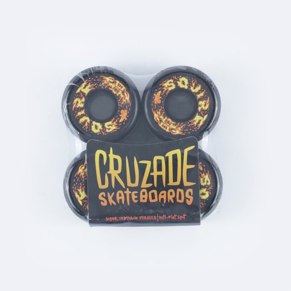 Колеса Cruzade Squirt Wheels (black, orange) 84A артикул:VckosIY8hMjpanJvC-86B3 - купить в магазине Дайс