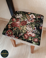 Набор чехлов на табурет из гобелена Южная ночь (33х33 см) - 2шт