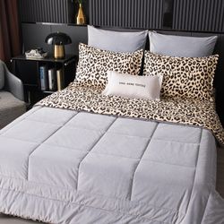 Комплект постельного белья с одеялом Сатин Велюрия Люкс «Ночной инстинкт»