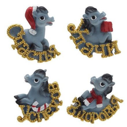 GAEM Магнит "Лошадка", L5 W2 H5,5 см, 4в.