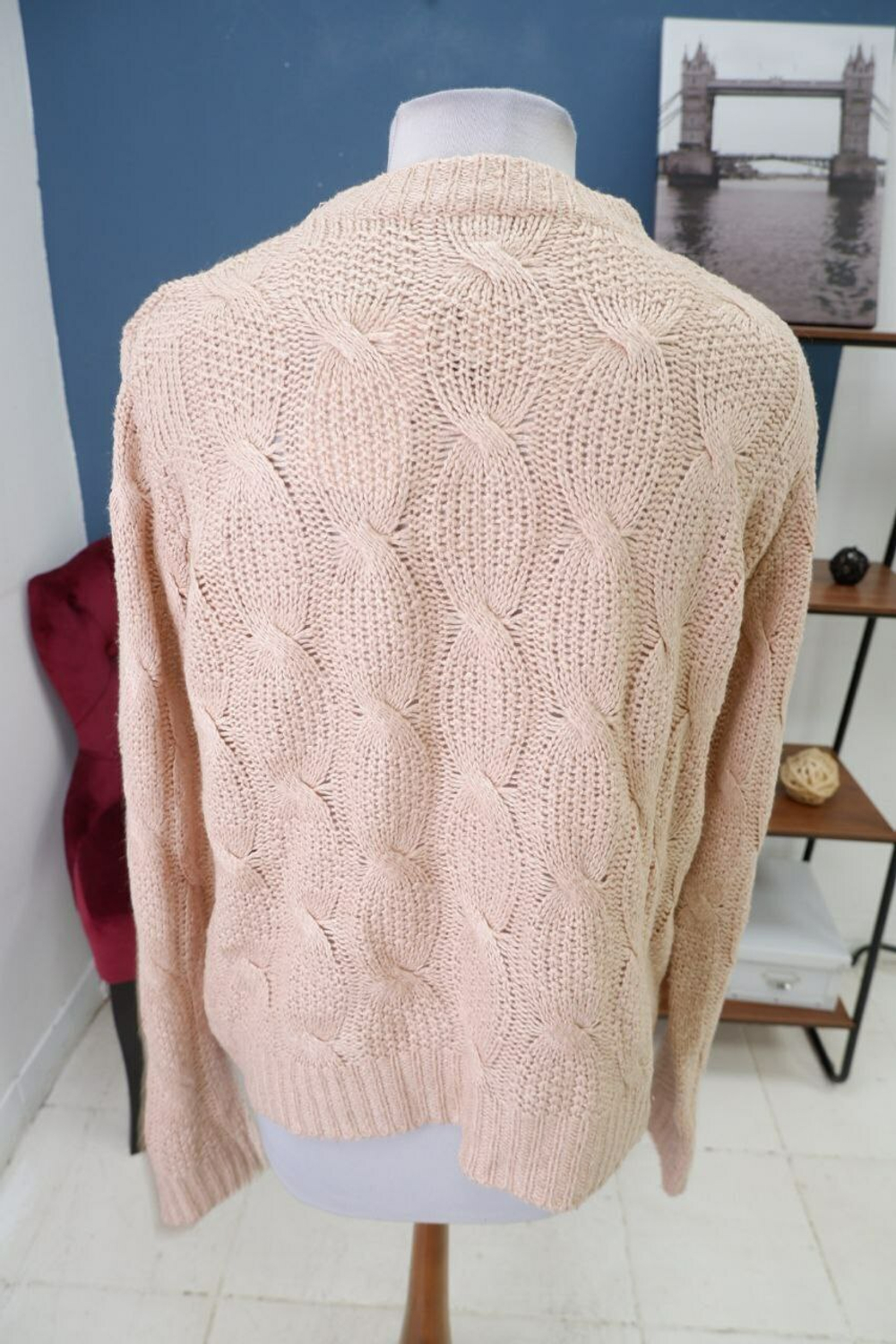 Джемпер Pull&Bear пудровый 46 размер