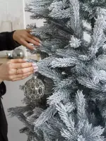 Заснеженная елка «Арктико» (Литая хвоя) 210 см / 2.1 м