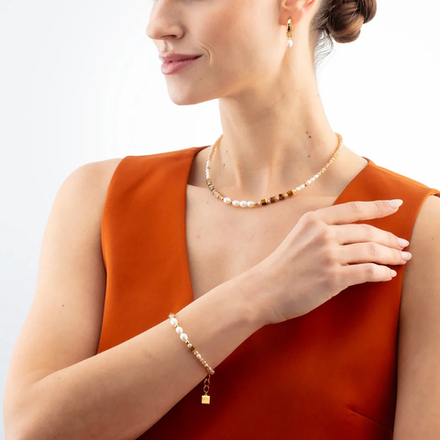 Колье Coeur de Lion Brown-Beige 1135/10-1110