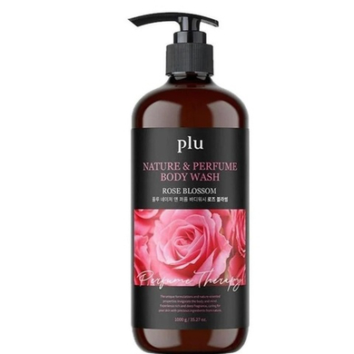 PLU  Парфюмированный гель для душа с ароматом розы - Nature and Perfume Body Wash Rose Blossom, 1л