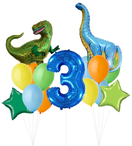 Набор шаров Динозаврики | 0018