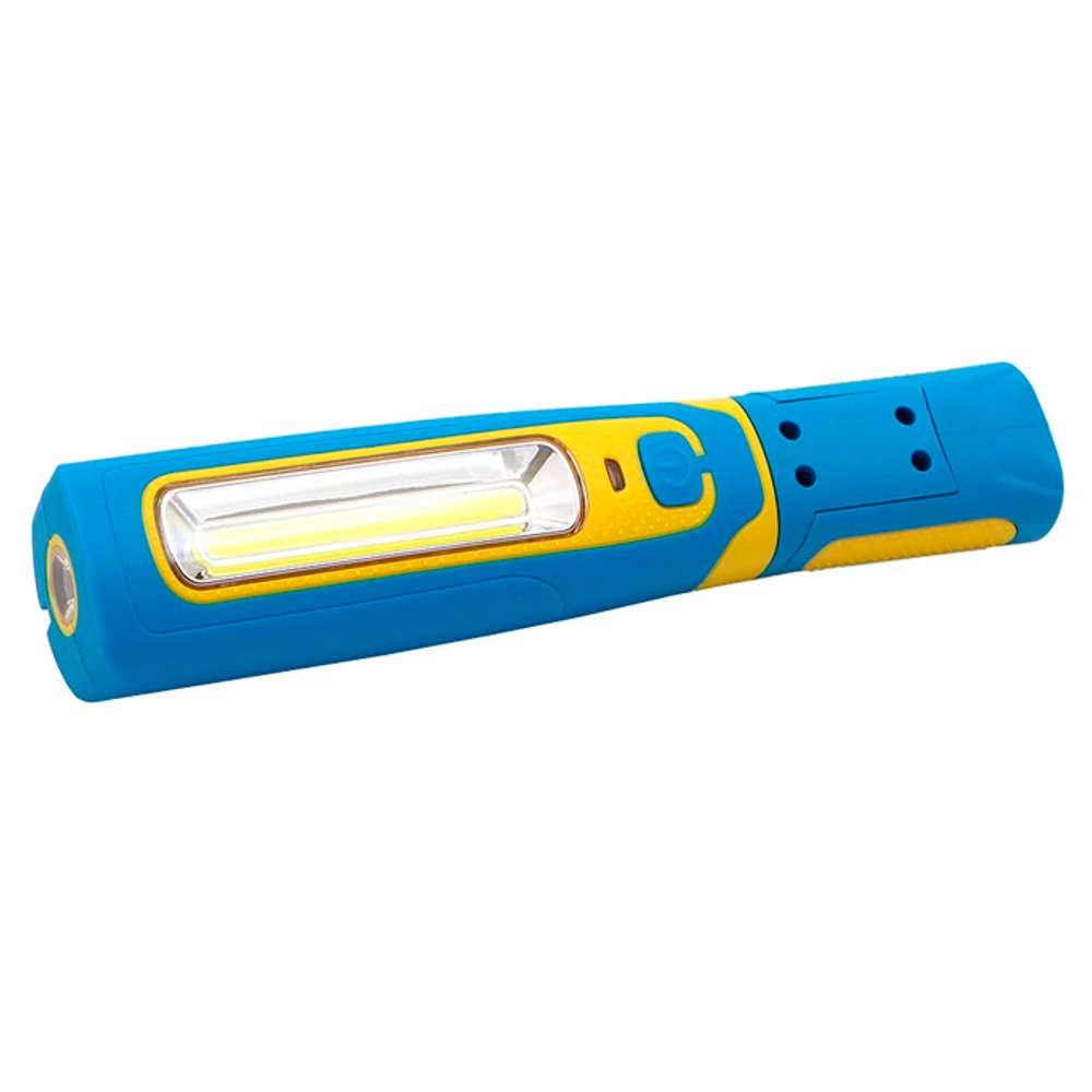 Фонарь переносной LED на аккумуляторе Li-ion (с магнитом и крючком)