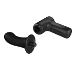 Вибромассажёр с поступательными движениями Pretty Love DJ Doctor Thrusting Super Powerful Gun Massage Black BW-055029