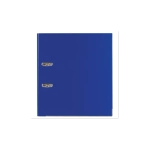 Регистратор 75мм BRAUBERG, покрытие пластик, с уголком, синяя