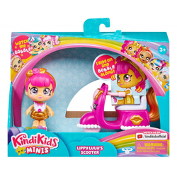 Kindi Kids Minis - Мини-кукла-самокат Липпи Лулу + автомобиль KKM50081