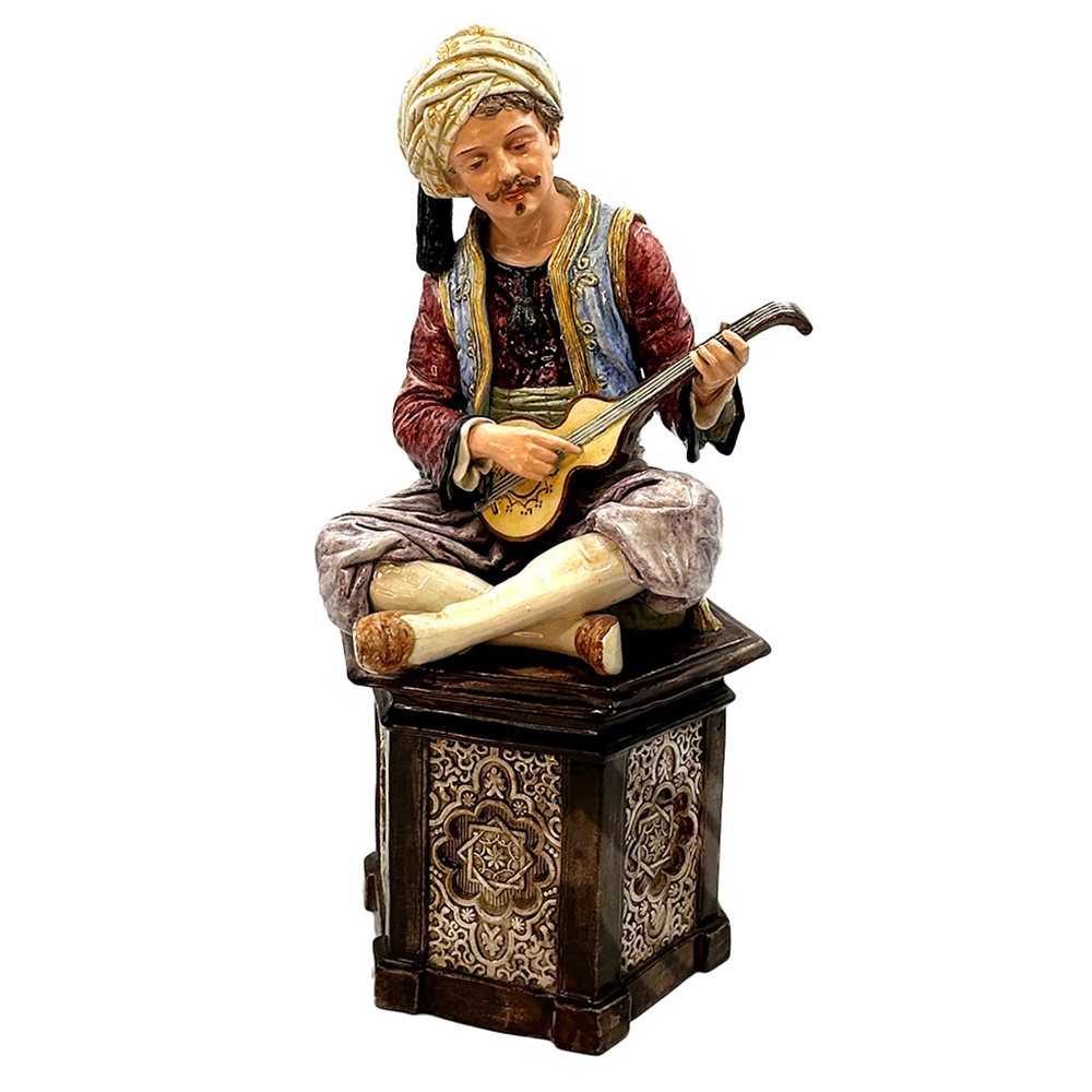 Восточные музыканты. Фарфор, майолика. Австрия. Гольдшайдер/Goldscheider. Втор. пол. XIX в.