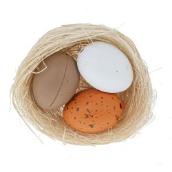 GAEM Набор из 4-х изделий декоративных "Гнездо пасхальное" (5,5*2), L14 W2 H17 см