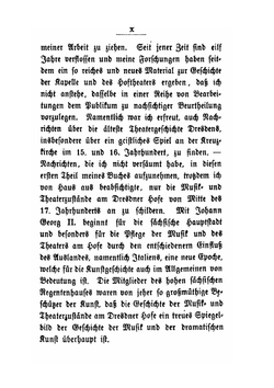 Zur Geschichte der Musik und des Theaters am Hofe der Kurfürsten von Sachse | Moritz Fürstenau