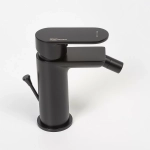Инсталляция для биде со смесителем WasserKraft Naab 86BDT.050.WH.SQ7406 белая панель/смеситель черный Soft-touch