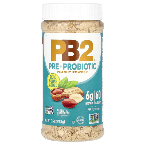 PB2 Foods, The Original PB2, арахисовый порошок с пре- и пробиотиками, 184 г (6,5 унции)