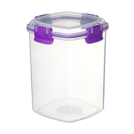 Контейнер для крекеров 900мл Sistema Klip It фиолетовый