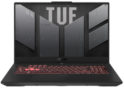 Ноутбук Asus TUF Gaming A17 FA707RM-HX031W (90NR0972-M001P0) AMD 7 6800HS/16Gb/1TB SSD/17.3"FHD IPS 144Hz/NVIDIA RTX 3060 6Gb/Cam/Illum RGB KB/Win 11H
