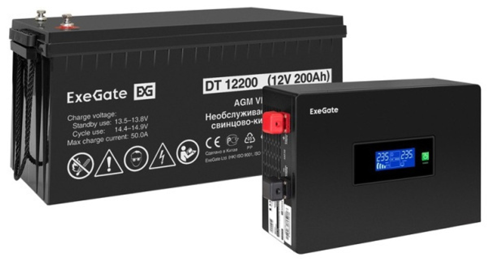Комплект Exegate IdealSine SR-1000.LCD.2SH
