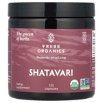 Tribe Organics, Шатавари, 120 капсул (500 мг в каждой капсуле)
