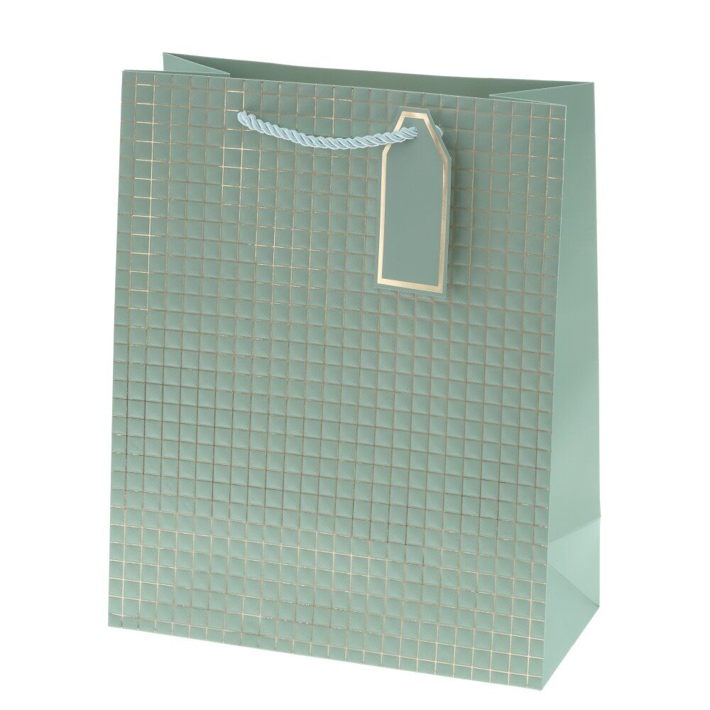 GAEM Пакет подарочный M (бумага 210г/м2, блок 12шт), L26 W12 H32 см, 14в.