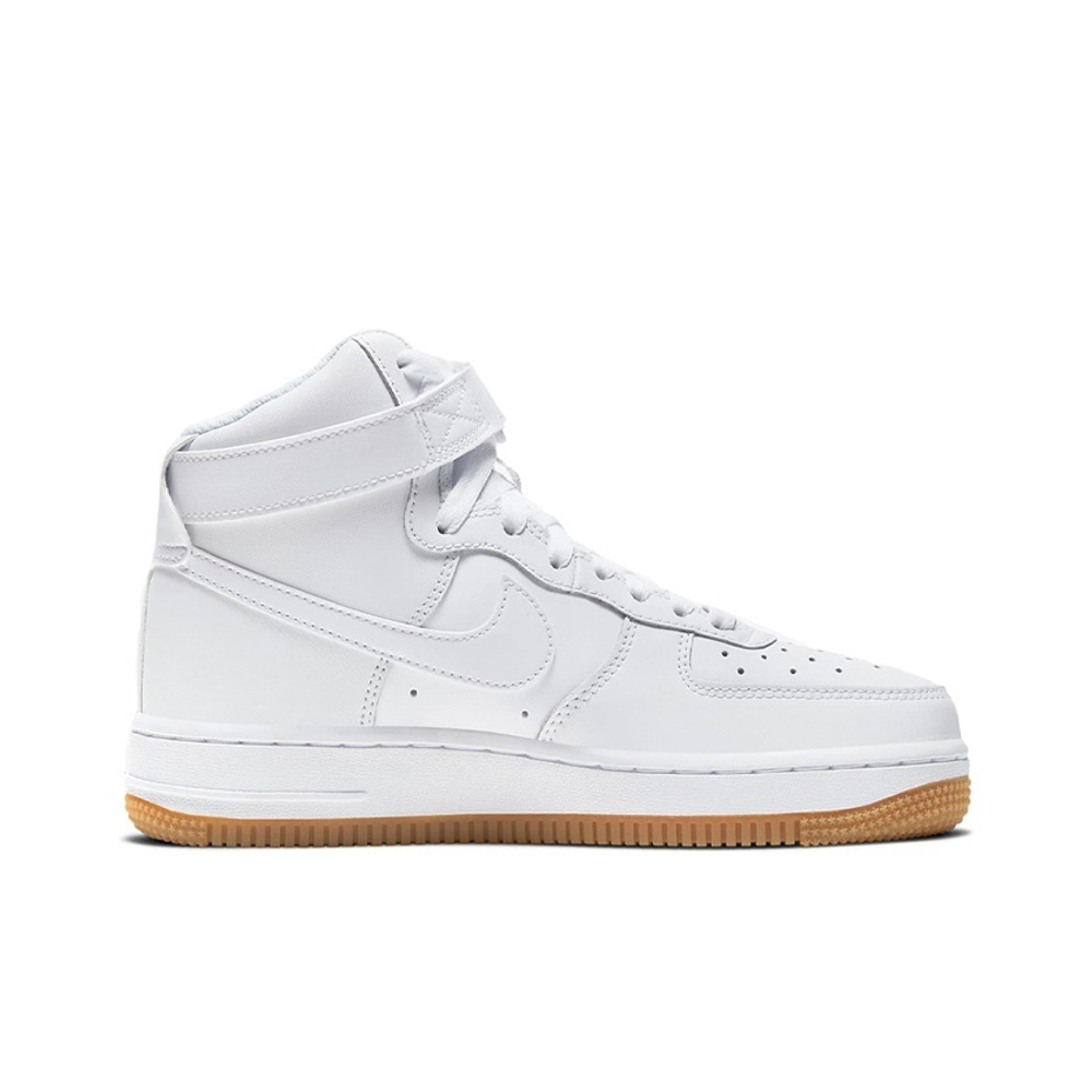 Кроссовки Nike Air Force 1 High GS White Gum