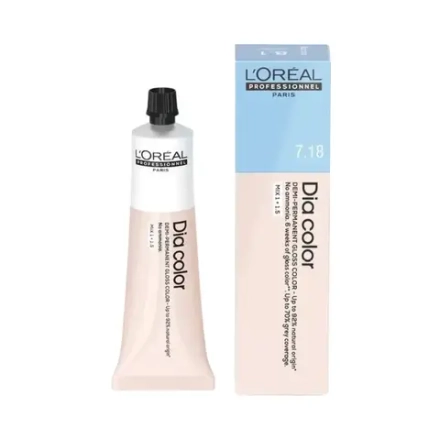 L'Oreal Professionnel Dia Color 7.18 Блондин пепельный мокка 60 мл