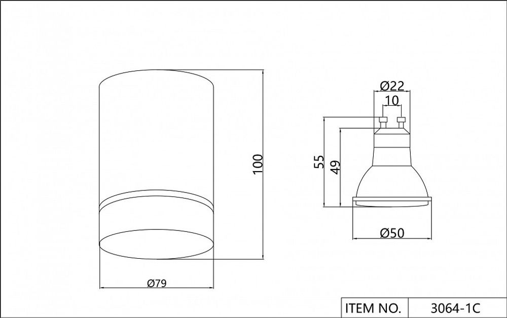 Накладной светильник Favourite Darar 3064-1C