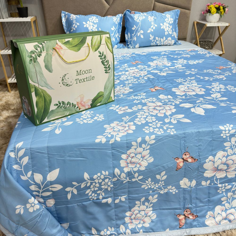 КПБ Кит С Одеялом МУН ШЕЛК 2сп АКЦИЯ !!! (от 10шт цена 5900тн)