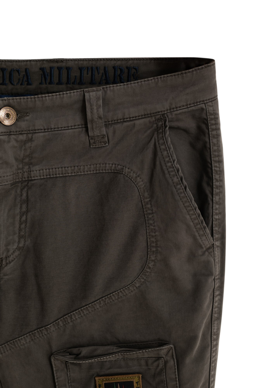 Брюки карго муж. AERONAUTICA 1557 Anti-G коричнево-зеленый
