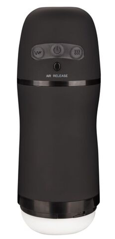 Автономный пульсирующий вибромастурбатор Pulsar Stroker (Цвет: черный с белым)