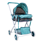 Коляска для куклы лежачая, пакет 936-15