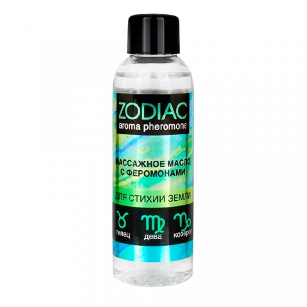 Массажное масло с феромонами ZODIAC TERRA, 75 мл