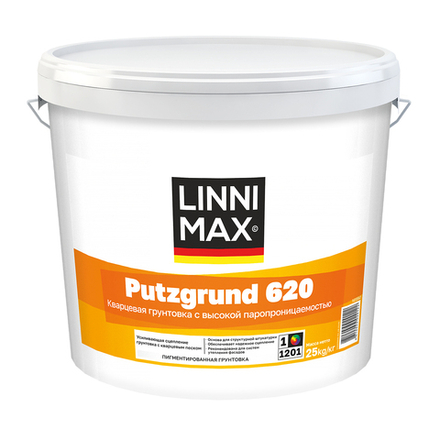 Грунтовка под покраску Linnimax Putzgrund 620, база 1, 25 кг