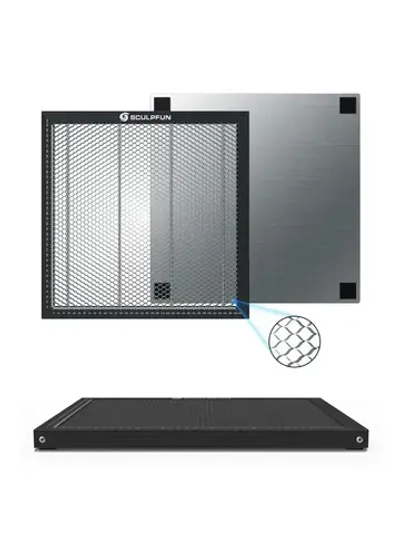 SCULPFUN Сотовый стол 400x400 мм Для лазерных гравировальных станков CO2 Деревообрабатывающие гравировальные станки
