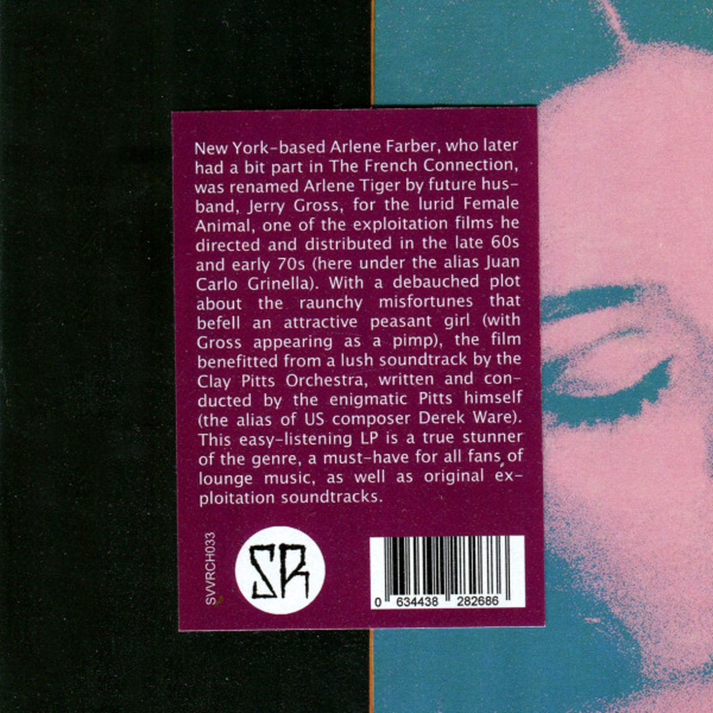 Soundtrack / Arlene Tiger Featuring Clay Pitts Orchestra: Female Animal (LP)