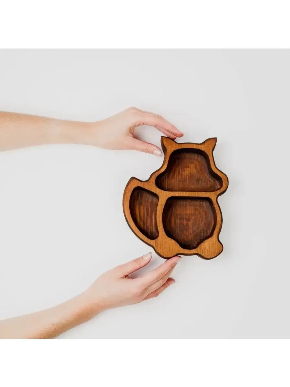 Менажница "Белочка" из Сибирского кедра