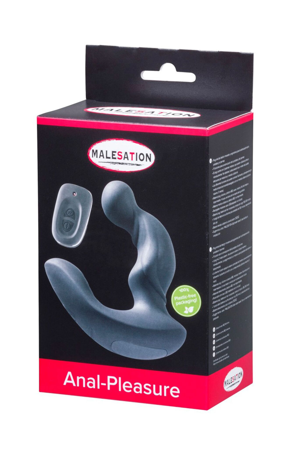 Черный стимулятор простаты Anal-Pleasure (Цвет: черный)