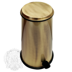 Мусорное ведро с педалью 18л.  Migliore Complimenti 26x58см. ML.COM-50.109 бронза
