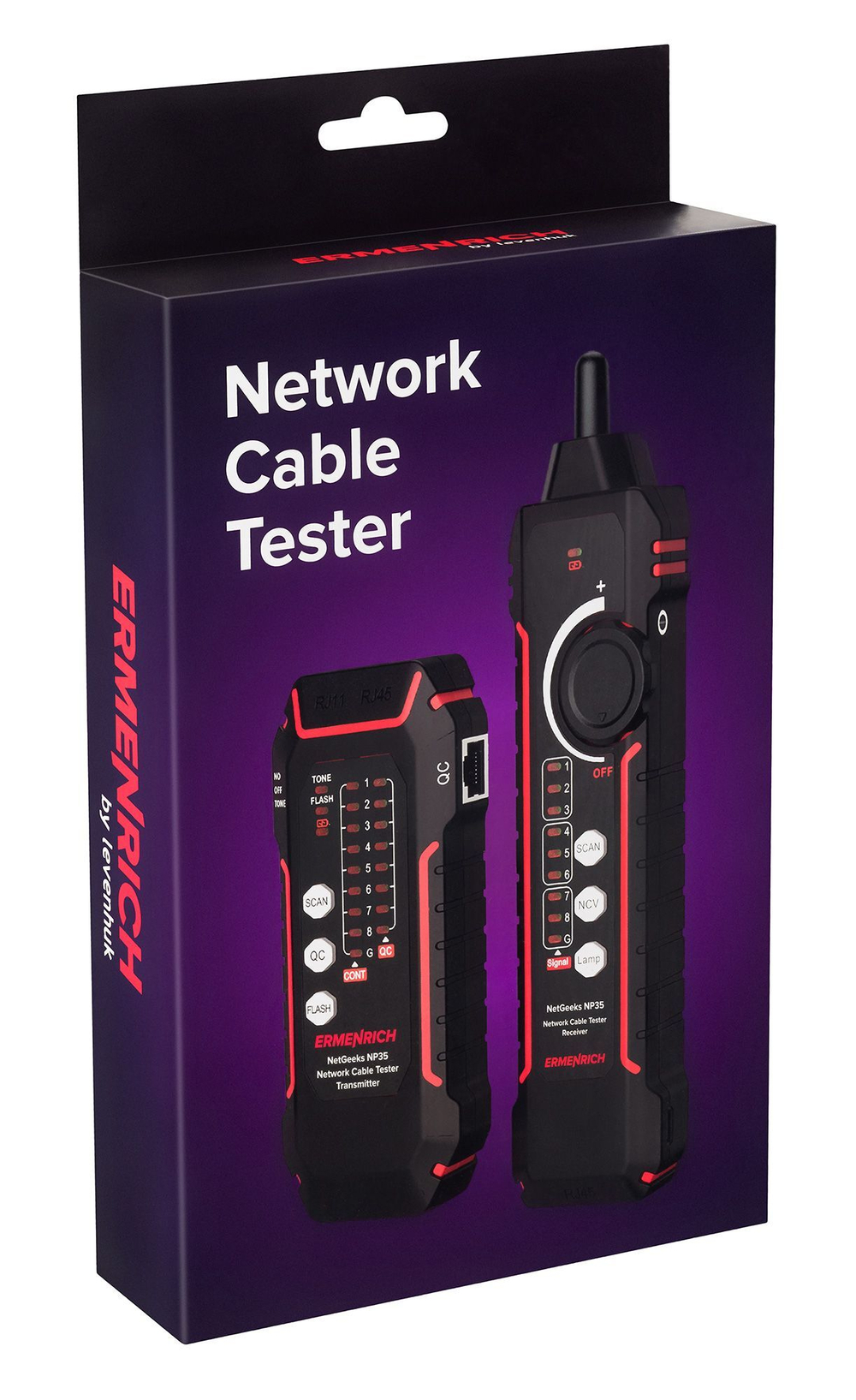 Кабельный тестер Ermenrich NetGeeks NP35